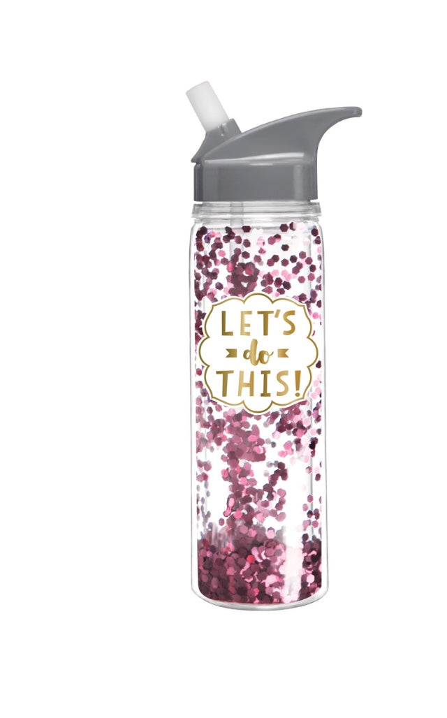18OZ celebrate Let's do this water bottle