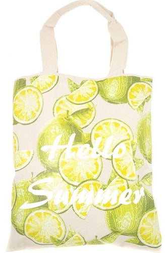 Eco Summer Lime Tote Bag